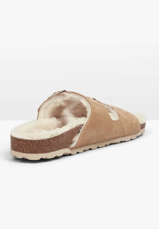 Slippers Women Hush Hetton Sheepskin Sandals Sand