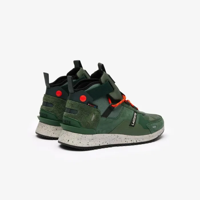 Sneakers Men Lacoste Mens Suede Leather Run Breaker Boots Grndk Grn Ag9
