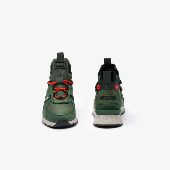 Sneakers Men Lacoste Mens Suede Leather Run Breaker Boots Grndk Grn Ag9