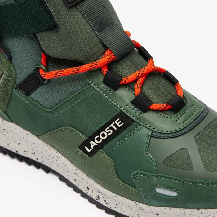 Sneakers Men Lacoste Mens Suede Leather Run Breaker Boots Grndk Grn Ag9
