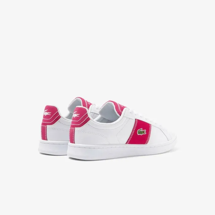 Sneakers Women Lacoste Women039s Carnaby Pro CGR Bar Contrast Leather Sneakers Whitepink B53
