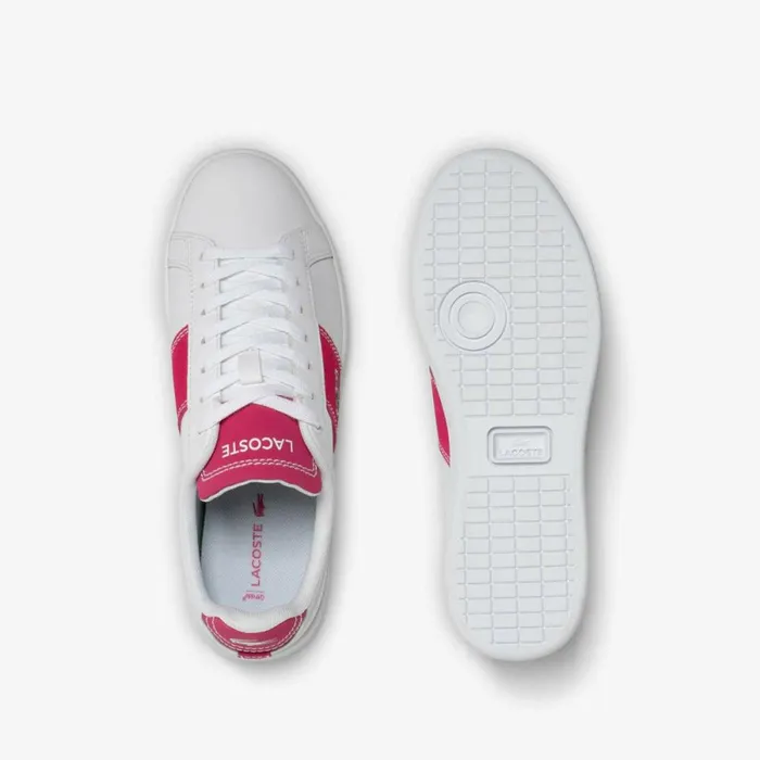 Sneakers Women Lacoste Women039s Carnaby Pro CGR Bar Contrast Leather Sneakers Whitepink B53