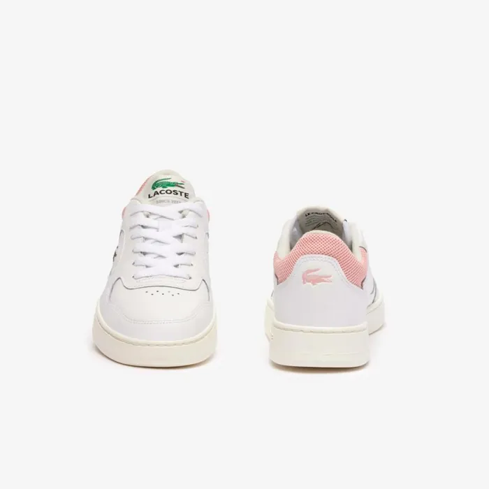 Sneakers Women Lacoste Women039s Lineset Contrasted Leather Sneakers Whitepink B53