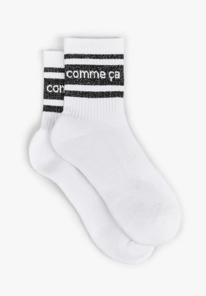 Socks and Tights Women Hush Oline Socks Metallic Black