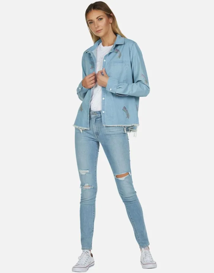Solana Shooting Stars Summerland Women Lauren Moshi Long Sleeve