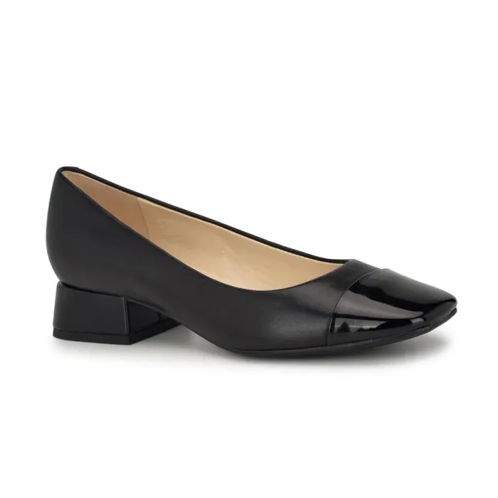 Sophe Cap Toe Pumps Black Leatherblack Women Nine West Heels Sophe Cap Toe Pumps Black Leatherblack Women Nine West Heels