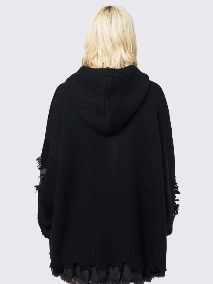 Starshatter Knitted Zip Up Hoodie Women Minga London Knitwear