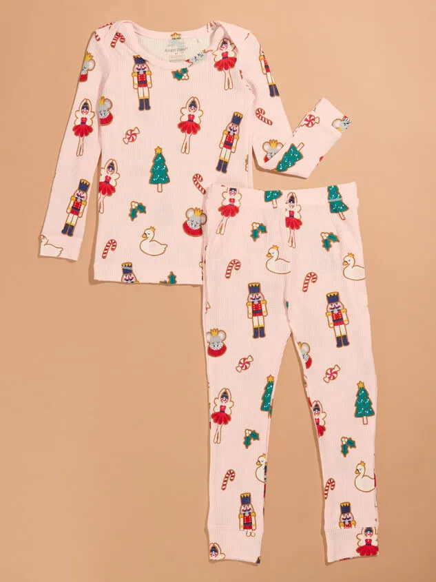 Sugar Plum Waffle Knit Lounge Set Pink Girl Altar039d State Sleepwear