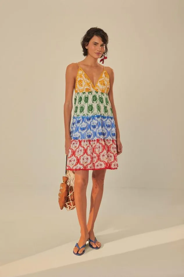 Summer Mix Mini Dress Women FARM Rio Mini Dresses