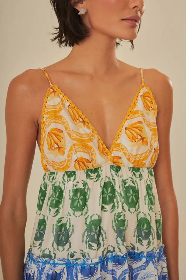 Summer Mix Mini Dress Women FARM Rio Mini Dresses