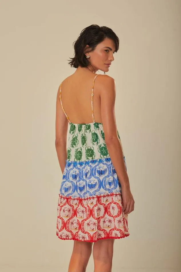 Summer Mix Mini Dress Women FARM Rio Mini Dresses