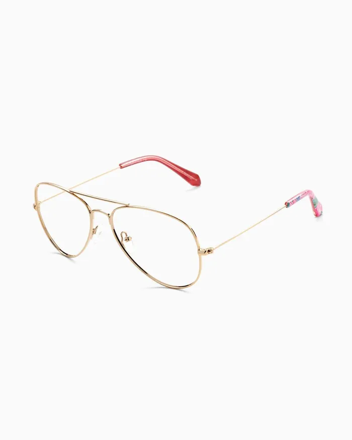 Sunglasses and Eyewear Women Lilly Pulitzer Palm Tree Blue Light Glasses Gold Metallic Sunglasses and Eyewear Women Lilly Pulitzer Palm Tree Blue Light Glasses Gold Metallic