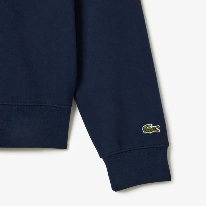 Sweaters and Sweatshirts Men Lacoste Men039s Printed Hoodie Navy Blue 166