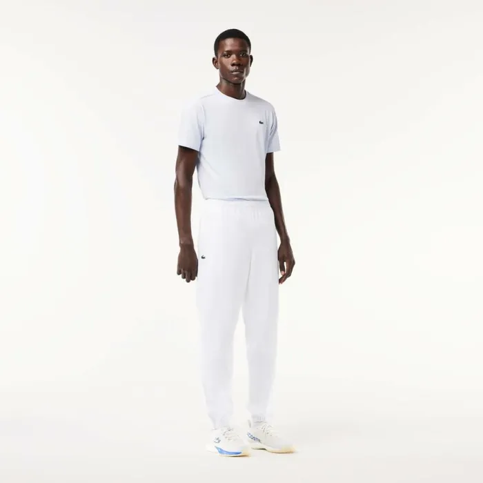 Sweatpants and Trousers Men Lacoste Men039s Sport Lightweight Sweatpants White 001
