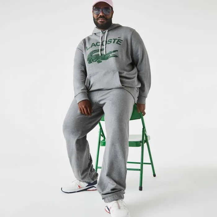 Sweatpants and Trousers MenWomen Lacoste Mens Tall Fit Cotton Sweatpants Grey Chine Yrd