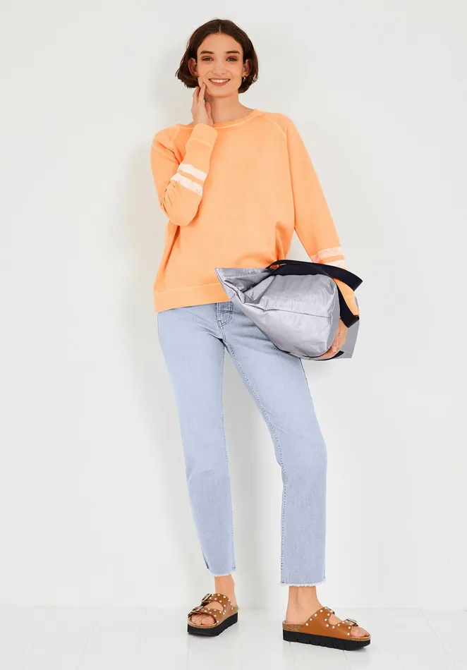 Sweatshirts and Hoodies Women Hush Juno Relaxed Sweatshirt Pastel Orange