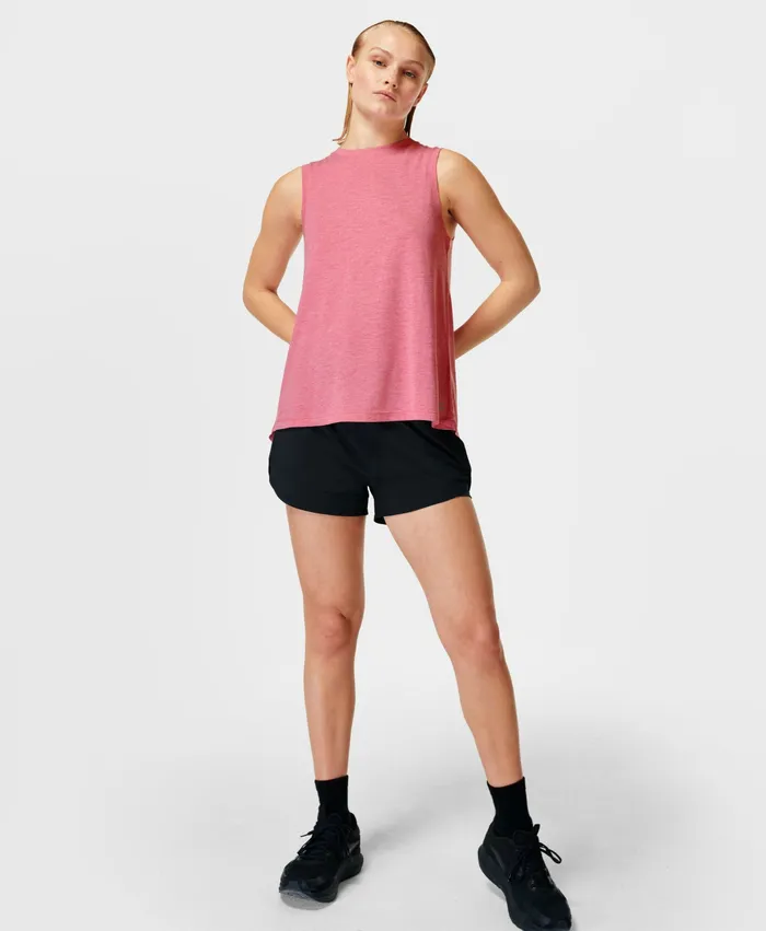 Sweaty Betty Focus Training Vest Glow Pink Women Vest Tops