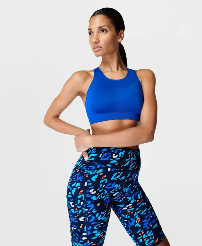 Sweaty Betty Stamina Sports Bra Lightning Blue Women Underwear
