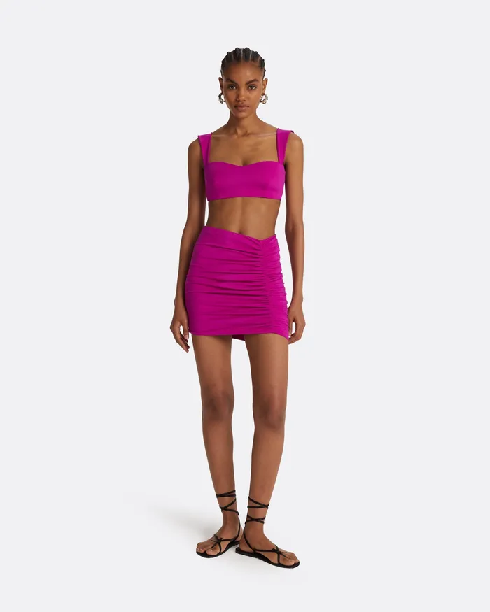 Swimwear Safiyaa Women Shauna Magenta Swim Skirt Magenta