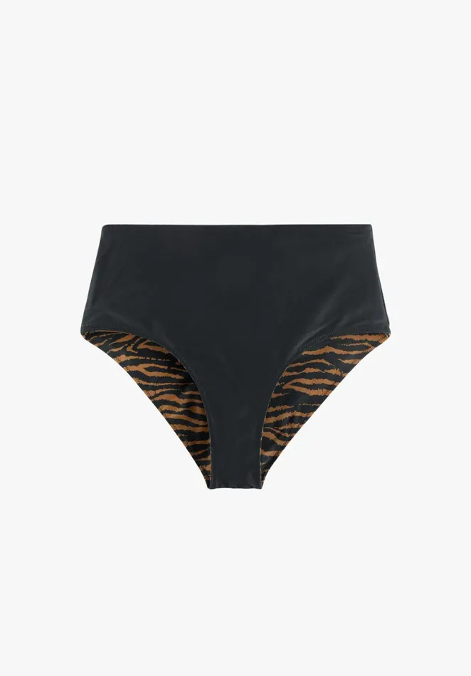 Swimwear Women Hush High Waisted Bikini Bottoms Tigerblack