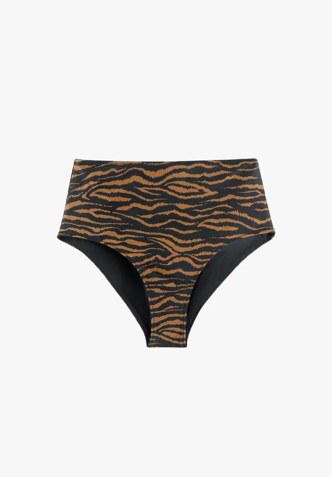 Swimwear Women Hush High Waisted Bikini Bottoms Tigerblack