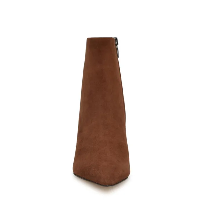 Symba Dress Ankle Booties Brown Suede Women Nine West Boots and Booties Symba Dress Ankle Booties Brown Suede Women Nine West Boots and Booties