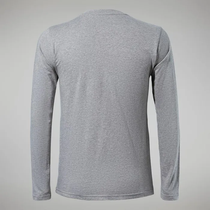 TShirts Men Berghaus Big Logo Long Sleeve Tee Dark Grey TShirts Men Berghaus Big Logo Long Sleeve Tee Dark Grey