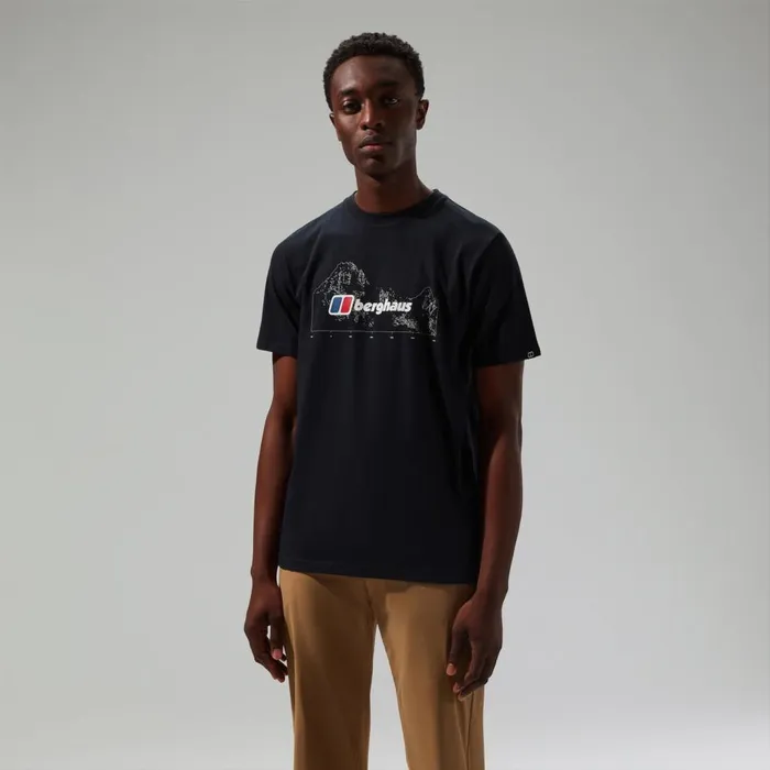 TShirts Men Berghaus MTN Width Short Sleeve TShirt Black