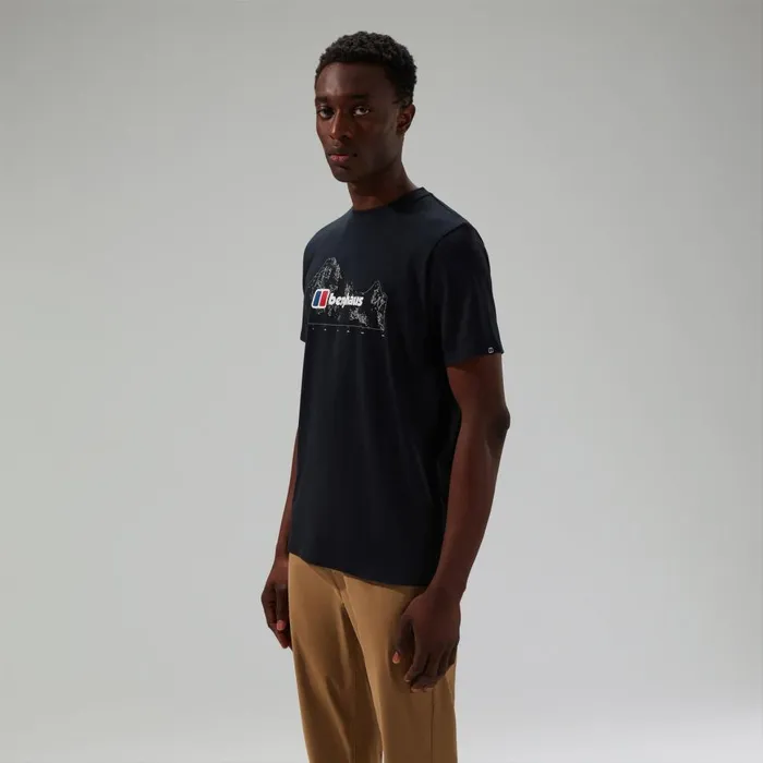TShirts Men Berghaus MTN Width Short Sleeve TShirt Black TShirts Men Berghaus MTN Width Short Sleeve TShirt Black