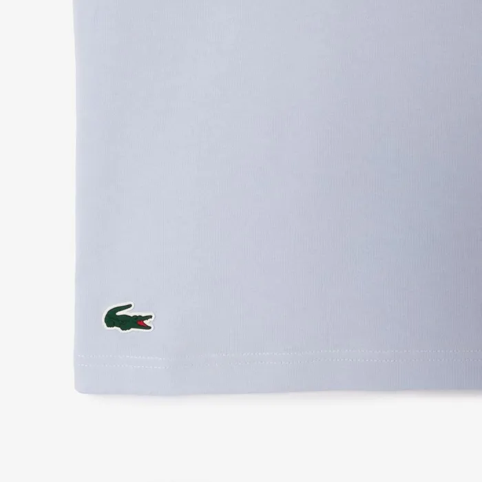 TShirts Men Lacoste Men039s Sport UltraDry Croc Print TShirt Light Blue Green White Il4