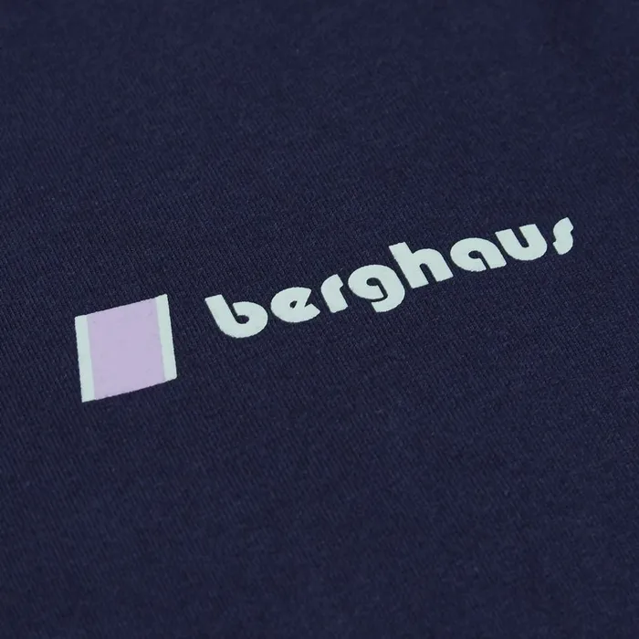 TShirts MenWomen Berghaus Cho Zine Short Sleeve TShirts 8211 Dark Blue