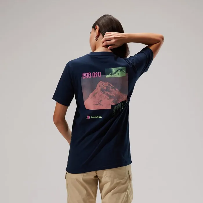 TShirts MenWomen Berghaus Cho Zine Short Sleeve TShirts 8211 Dark Blue