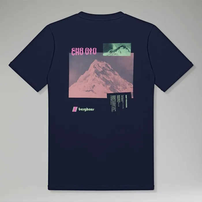 TShirts MenWomen Berghaus Cho Zine Short Sleeve TShirts 8211 Dark Blue