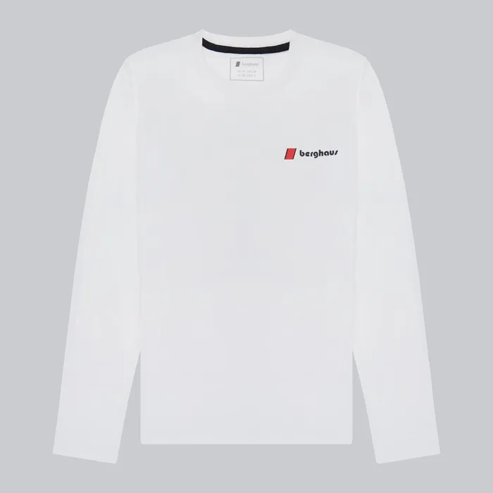TShirts MenWomen Berghaus Heritage FandB Logo Long Sleeve TShirts 8211 White TShirts MenWomen Berghaus Heritage FandB Logo Long Sleeve TShirts 8211 White