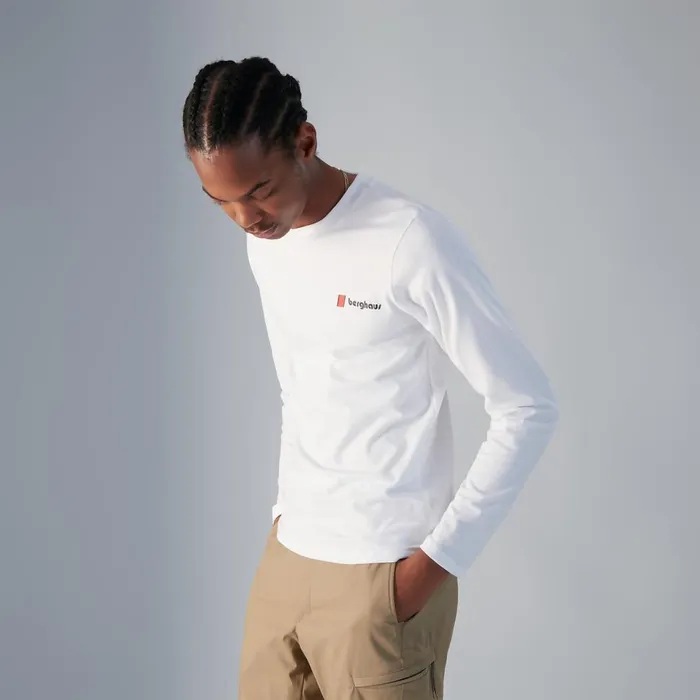 TShirts MenWomen Berghaus Heritage FandB Logo Long Sleeve TShirts 8211 White TShirts MenWomen Berghaus Heritage FandB Logo Long Sleeve TShirts 8211 White
