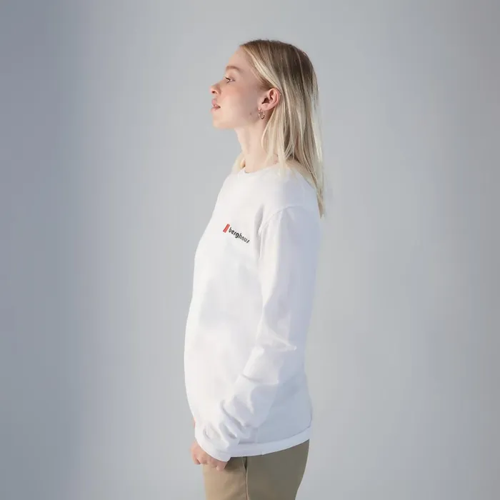TShirts MenWomen Berghaus Heritage FandB Logo Long Sleeve TShirts 8211 White TShirts MenWomen Berghaus Heritage FandB Logo Long Sleeve TShirts 8211 White