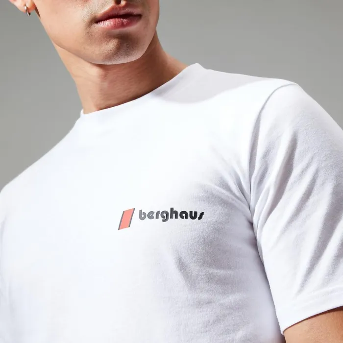 TShirts MenWomen Berghaus Heritage FandB Logo TShirts 8211 White