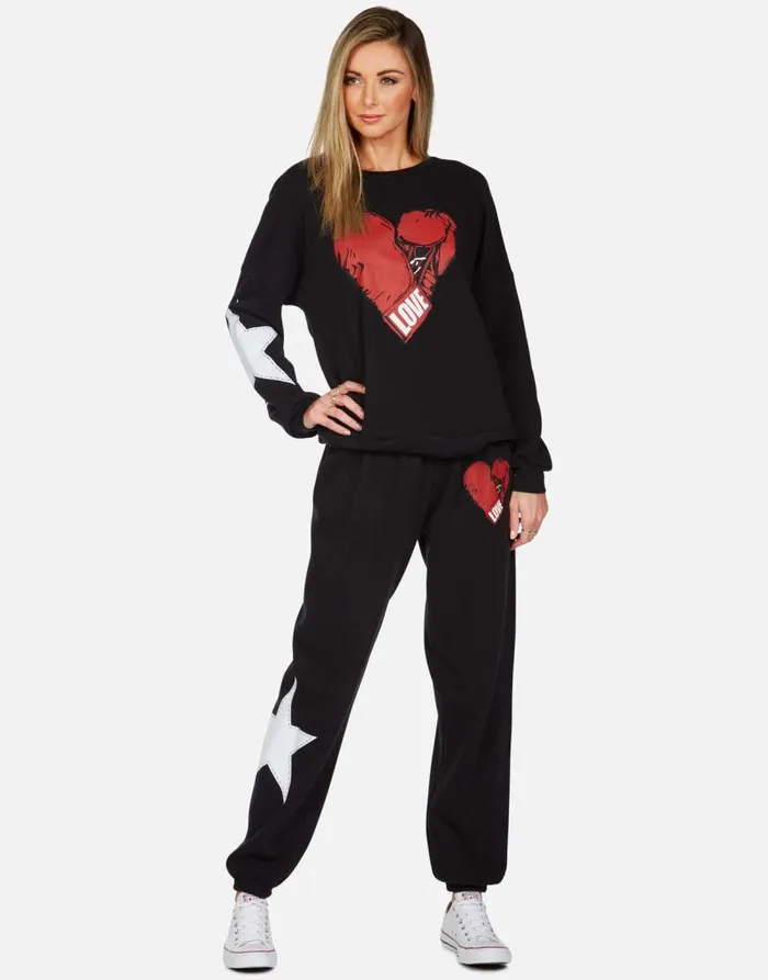 Tanzy Love Boxing Black Women Lauren Moshi Long Sweatpants