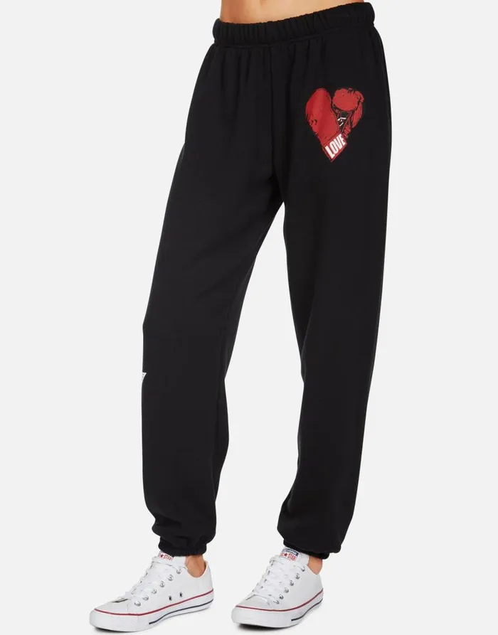 Tanzy Love Boxing Black Women Lauren Moshi Long Sweatpants