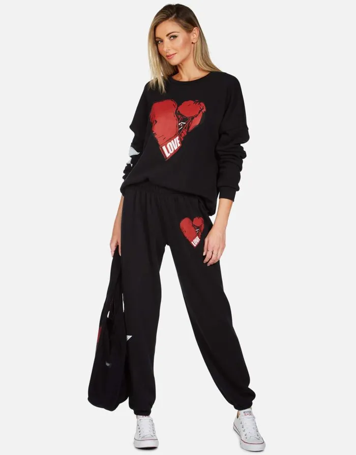 Tanzy Love Boxing Black Women Lauren Moshi Long Sweatpants