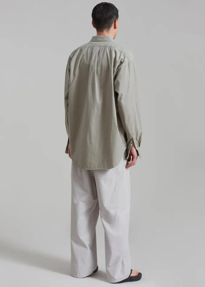 The Frankie Shop Amomento Drawstring Pants 8211 Grey Shop Clothing