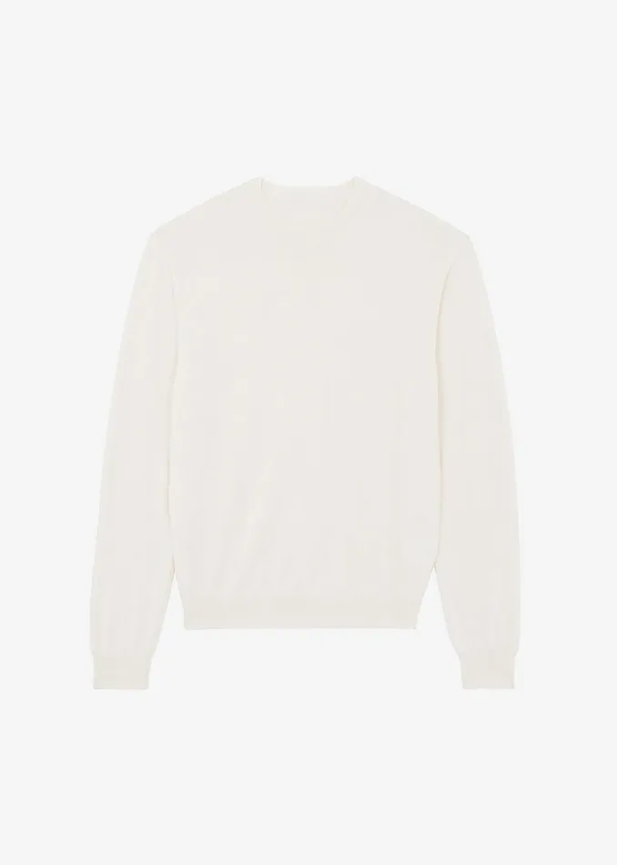 The Frankie Shop Aurora Wool Blend Knit Sweater 8211 Cream Shop Knitwear