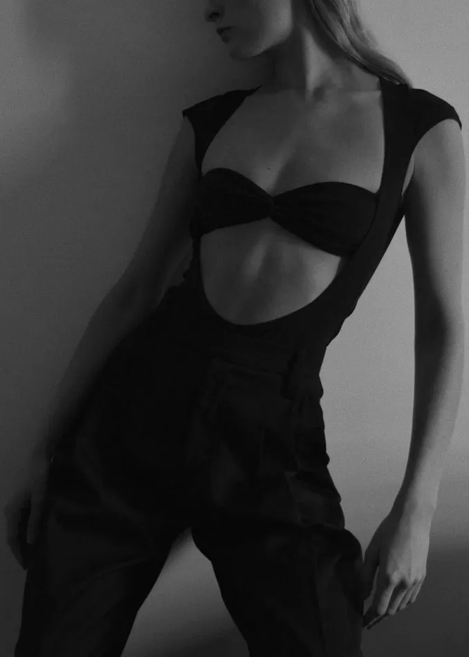 The Frankie Shop Beaufille Baes Bodysuit 8211 Black Shop Tops