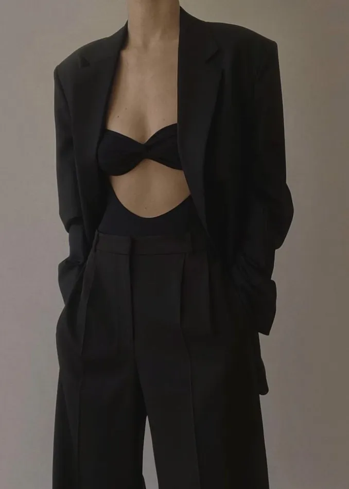 The Frankie Shop Beaufille Baes Bodysuit 8211 Black Shop Tops