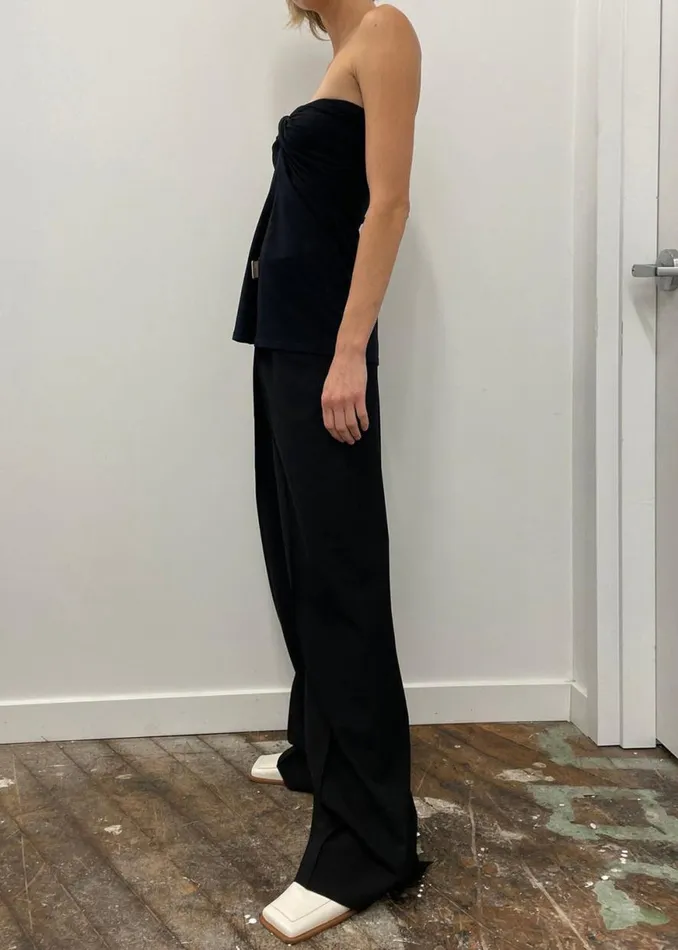 The Frankie Shop Beaufille Zeno Blouse 8211 Black Shop Tops