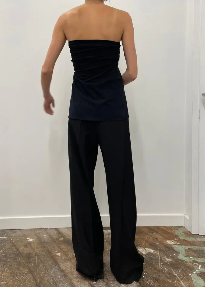 The Frankie Shop Beaufille Zeno Blouse 8211 Black Shop Tops