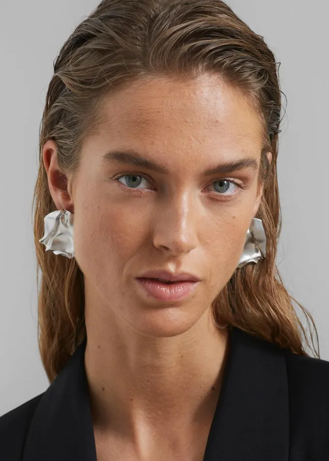 The Frankie Shop Completedworks Groundswell Earrings 8211 Platinum Shop Accessories