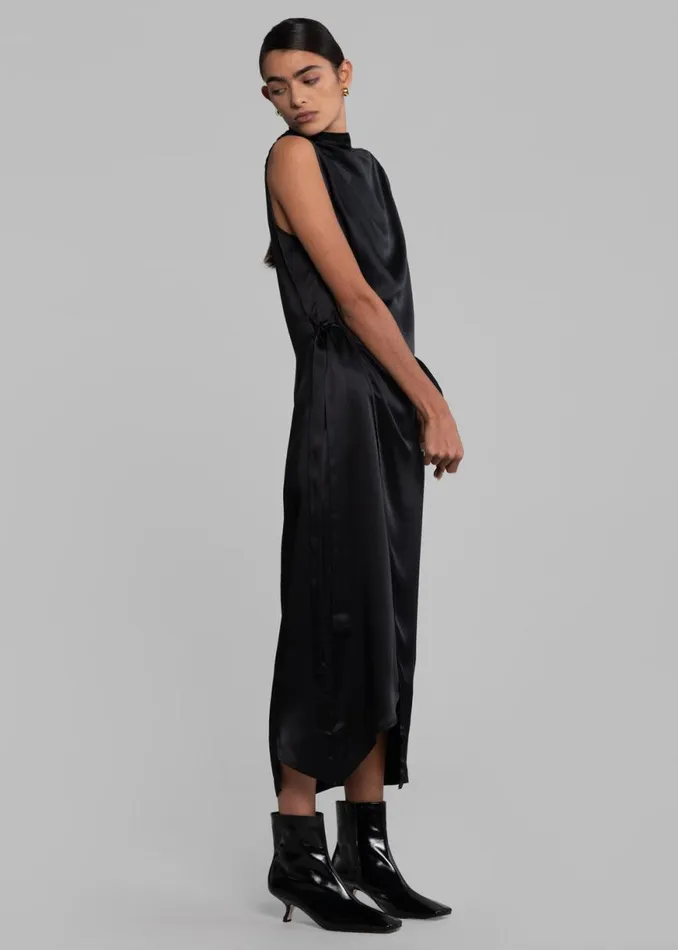 The Frankie Shop Envelope 1976 Nomad Dress 8211 Black Shop Dresses