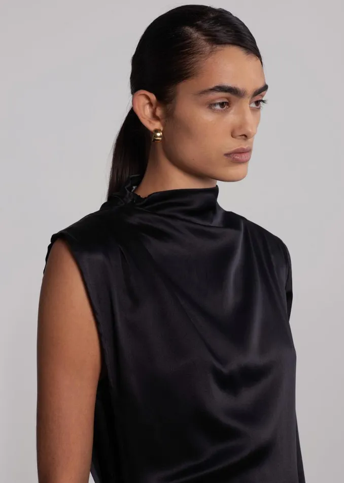 The Frankie Shop Envelope 1976 Nomad Dress 8211 Black Shop Dresses
