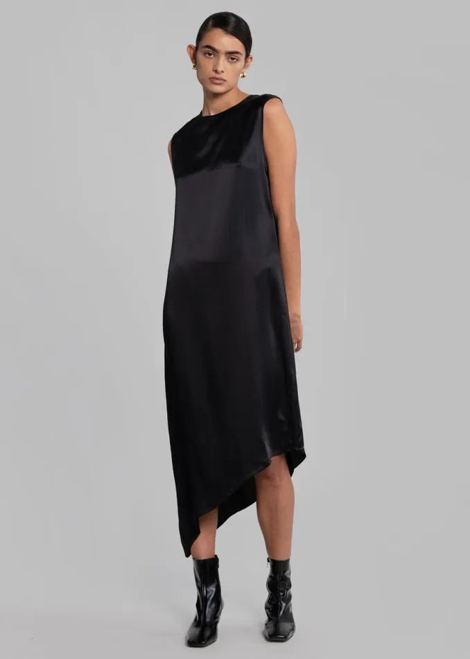 The Frankie Shop Envelope 1976 Nomad Dress 8211 Black Shop Dresses